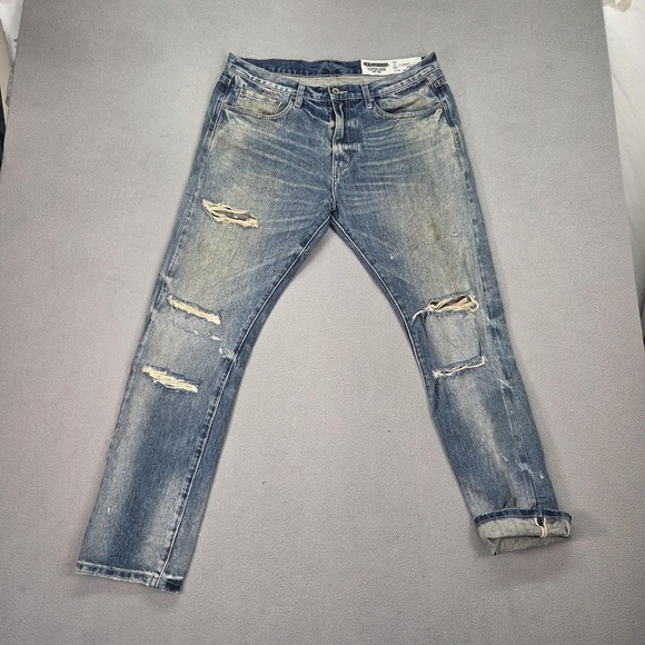 Neighborhood Other - Neighborhood Claw Savage Jeans Mens Destroyed Slim Tapered Japan Fits 33x29